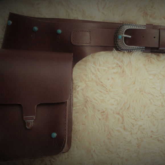 Genuine Leather Make to order holster/purse belt - Picture 4 of 4